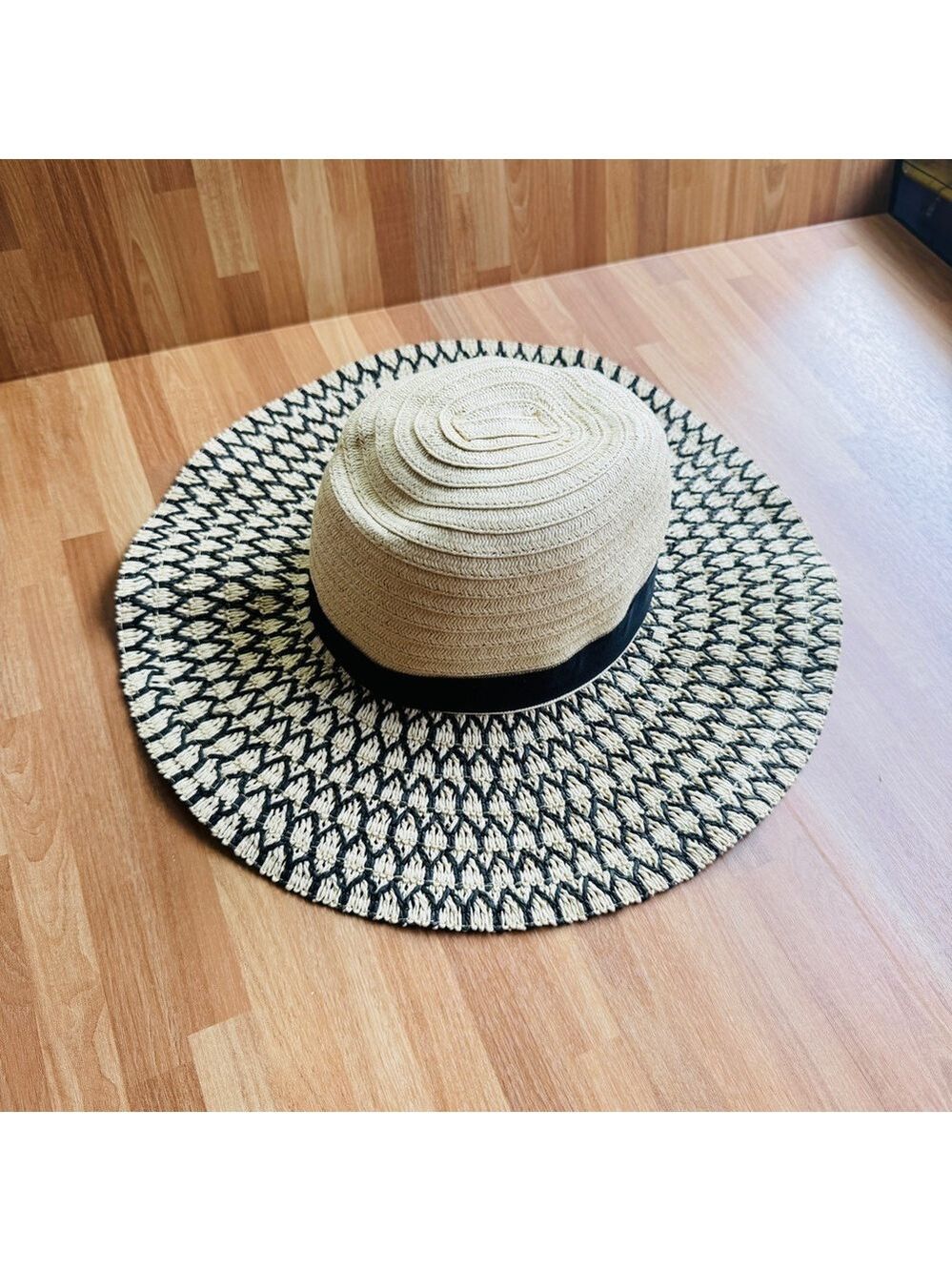 Shiraleah wicker summer women's hat nwot - Picture 11 of 11